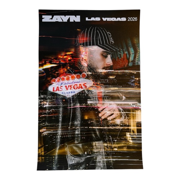 zayn Other - ZAYN Las Vegas 2026 Poster VIP exclusive merch